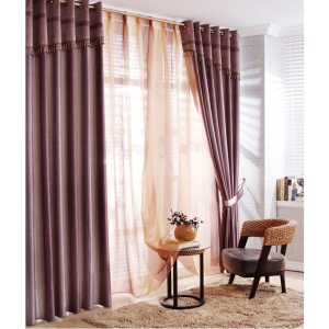 Romantic-Lavender-Striped-Blending-Fabrics-Blackout-Curtains-(Two-Panels)-C0430-01